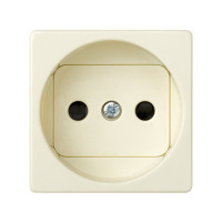 Simon S27 Розетка 2К со шторками, винт. зажим 16А 250В~, сл.кость, 27431-62