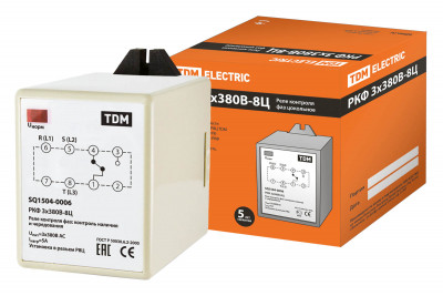 РКФ 3х380В-8Ц TDM Electric, SQ1504-0006