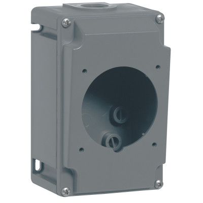 Legrand Коробка с одним ответстием под сальник Hypra - IP 44 и IP 66/67-55 - 2К+З/3К+З/3К+Н+З - 32 А - пластик, 052940