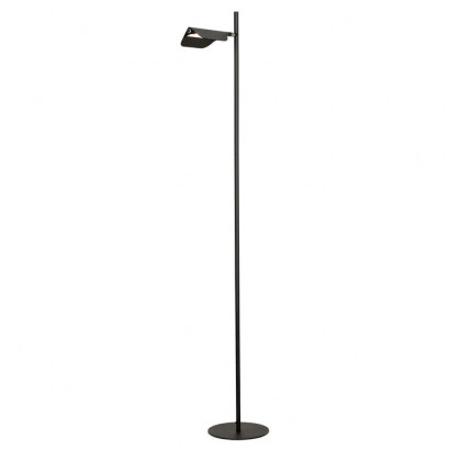 LUSSOLE Tallapoosa Торшеры, цвет основания - черный, плафон - металл (цвет - черный), 1x5W LED, LSP-0595