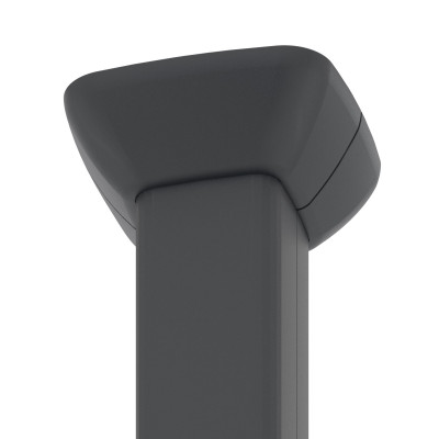 ДКС Телескопическая алюминиевая колонна, 1.5 - 3м, цвет чёрный, 09583