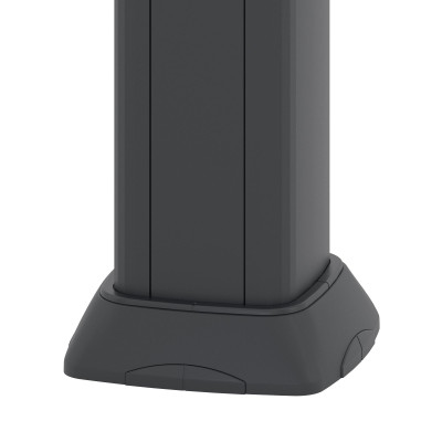 ДКС Телескопическая алюминиевая колонна, 1.5 - 3м, цвет чёрный, 09583