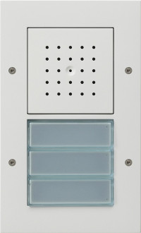 126766 Gira Плоская наружная дверная трехканальная станция