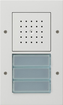 126766 Gira Плоская наружная дверная трехканальная станция