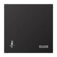 KNX-регулятор без ручки для установки температуры, AL2178ORTSD