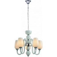Arte Lamp LAVINIA, Люстра, цвет арматуры - белый, цвет плафона/декора - БЕЛЫЙ, 5х40W E14, A1404LM-5WH