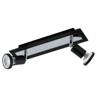 94964 Светодиод. спот SARRIA, 2x5W (GU10), L300, B70, сталь, черный, хром
