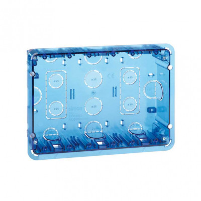 Simon Cima 500 Коробка для монтажа 51010103-..., 51040103-... в стену, пластик, 51020103-039