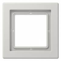 Рамка для вертикальной и горизонтальной установки, 1 пост; дюропласт; светло-серый; LSDesign, LSD981LG