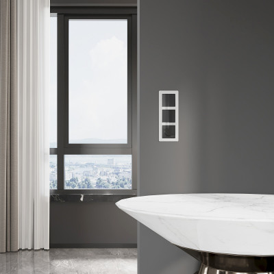 Werkel W1112048/ Выключатель одноклавишный проходной (черный акрил), a064035