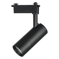 Lightstar 229237 Светильник для 1-фазного трека VOLTA LED COB 20W 1800LM 18-60G ЧЕРНЫЙ 3000K (в комплекте)