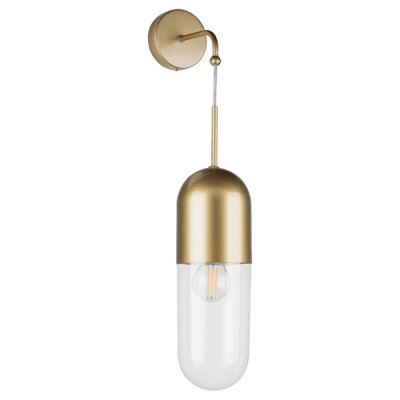 Lightstar 690513 (MB22501-1A ) Бра RAMO 1х40W E27 ШАМПАНЬ/ПРОЗРАЧНЫЙ (в комплекте)