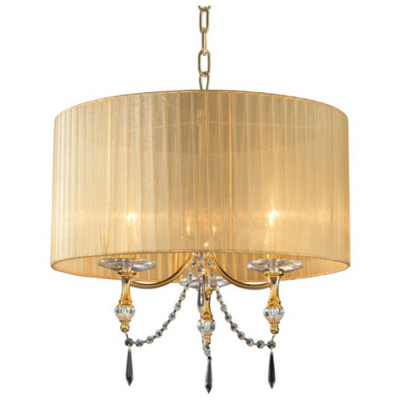 Lightstar 725033 (MD500012-3) Люстра PARALUME 3x40W E14 ЗОЛОТО (в комплекте)