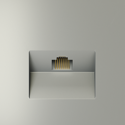 Розетка компьютерная встраиваемая VOLTUM S70 RJ45 кат.6, (сталь), VLS060105