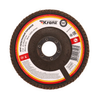 Круг лепестковый торцевой, P24, 125х22,2мм KRANZ, KR-90-0010
