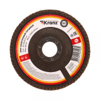 Круг лепестковый торцевой, P24, 125х22,2мм KRANZ, KR-90-0010