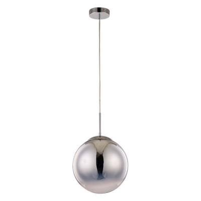 Arte Lamp JUPITER chrome, Подвес, цвет арматуры - ХРОМ, цвет плафона/декора - ХРОМ, ПРОЗРАЧНЫЙ, 1х60W E27, A7962SP-1CC