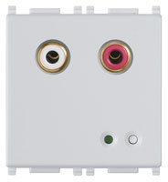 Vimar Аудио вход RCA 2M серебряный, 14582.SL