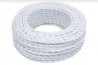 Bironi Провод 2*0,75 Белый (матовый) 150м, B1-422-71-150