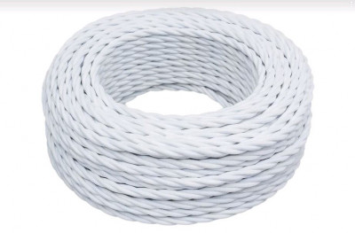 Bironi Провод 2*0,75 Белый (матовый) 150м, B1-422-71-150