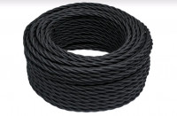 Bironi Провод 3*0,75 Черный (матовый) 150м, B1-432-73-150