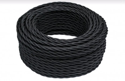 Bironi Провод 3*0,75 Черный (матовый) 150м, B1-432-73-150