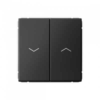 GAL001419S - ARTGALLERY 2-клавишный ВЫКЛЮЧАТЕЛЬ ДЛЯ ЖАЛЮЗИ, 2х сх.4, 10А, механизм, быстрозажим. клем., БАЗАЛЬТ, Systeme Electric