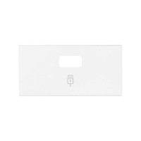 Simon 10001097-230 Накладка зарядного устройства USB SmartCharge цвета белый матовый S100