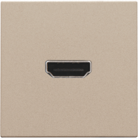 Niko Шампань Розетка HDMI/HDMI, 157-69417