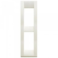 Vimar Накладка на 2 модуля для панелей металл слоновая кость, 16782.10 Vimar Накладка на 2 модуля для панелей металл слоновая кость, 16782.10