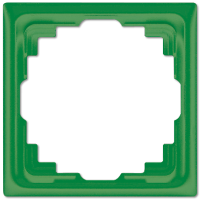 Рамка для инсталляции в кабельных каналах, однократная; зеленая, CD581KGN