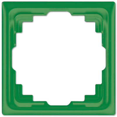 Рамка для инсталляции в кабельных каналах, однократная; зеленая, CD581KGN