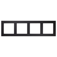 IRIDIUM Вставка на 4 поста, черный, INP405