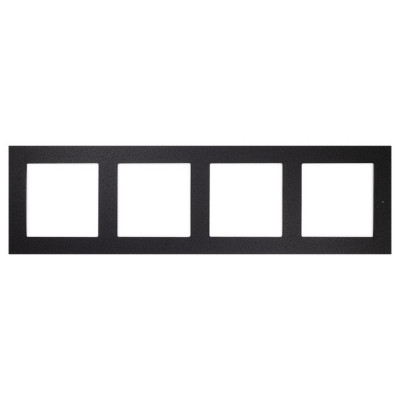 IRIDIUM Вставка на 4 поста, черный, INP405