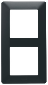 Legrand Valena LIFE. Рамка "Антрацит". 2-постовая универсальная., 754252