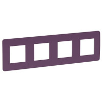 рамка 4-поста, ЛИЛОВЫЙ/белый