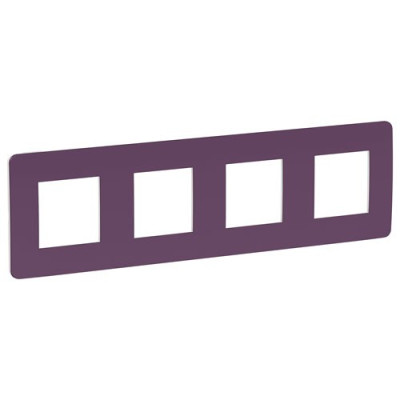 рамка 4-поста, ЛИЛОВЫЙ/белый