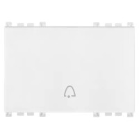 Vimar Клавиша на 3 модуля с симв "звонок", белая, 19023.C.B Vimar Клавиша на 3 модуля с симв "звонок", белая, 19023.C.B