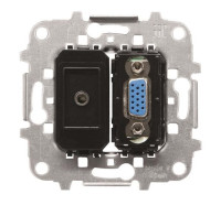 8155.54 - Механизм разъёма VGA+minijack Механизм разъёма VGA+minijack 8155.54 - Механизм разъёма VGA+minijack Механизм разъёма VGA+minijack