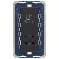 Vimar Розетка для бритвы вертикальная 230 В, серая, 19291