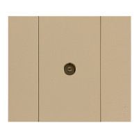 Розетка телевизионная, Meiton, цвет шампань