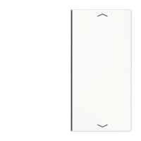 Клавиша для сенсорного модуля KNX, двойная, белая, LS402TSAPWW