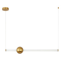 ST LUCE SL1222.203.01 Светильник подвесной ST-Luce Золотистый/Золотистый, Белый LED 1*18W 4000K