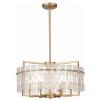 ST LUCE SL1632.203.06 Люстра подвесная ST-Luce Шампань/Прозрачный E14 6*60W