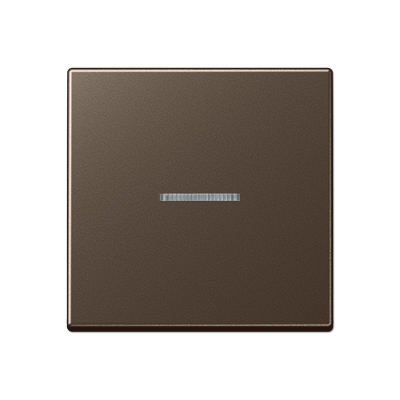 Клавиша для KNX кнопки, 1 группа, с окошком; дюропласт; мокка, A101KO5MO