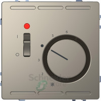 D-Life Терморегулятор в сборе, с выключателем 230 В~, никель D-Life Терморегулятор в сборе, с выключателем 230 В~, никель