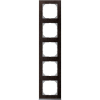 M-Pure D?cor Рамка 5-ная, венге/цвет алюминия