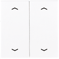 Клавиши для сдвоенной кнопки BCU; белые, LS995MPWW