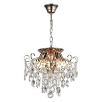 ST LUCE SL846.202.06 Люстра подвесная ST-Luce Золотистый/Прозрачный E14 6*40W