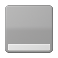 Клавиша для выключателя и кнопки, с полем для надписи; серая, CD590NAGR